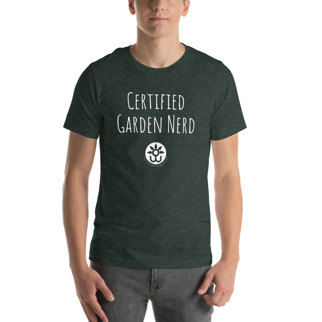 Whitwam Organics Unisex Certified Garden Nerd T-Shirt