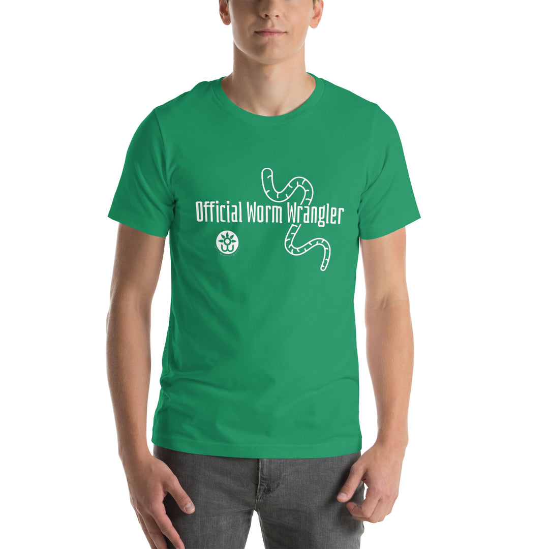 Whitwam Organics Unisex Official Worm Wrangler T-Shirt