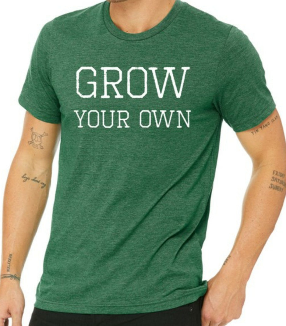Whitwam Organics Unisex Green Grow Your Own T-Shirt